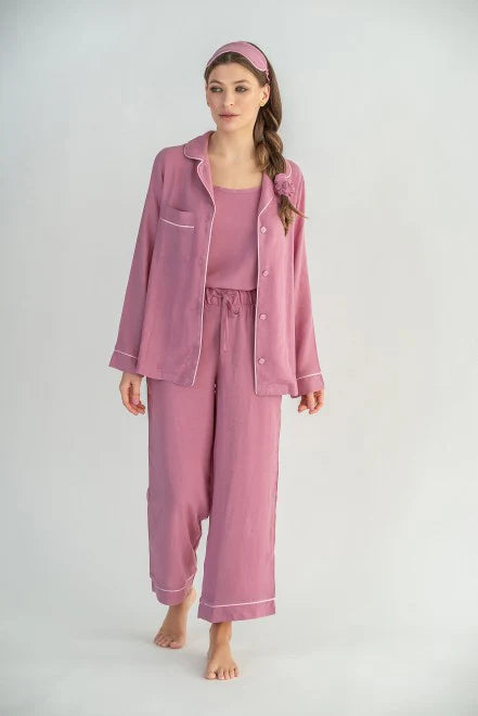 Style Heaven 6 PCS WONMEN PAJAMA SET PINK