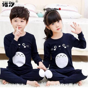 NAVY BLUE PENGUIN PRINTED KIDS WEAR