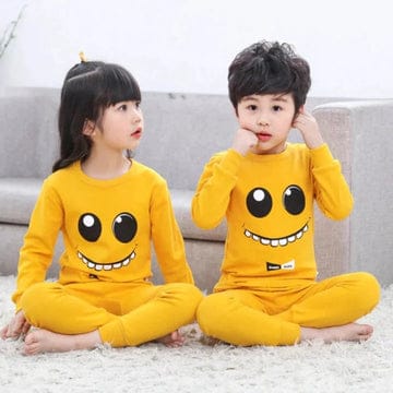 YELLOW MONSTER PRINTED KIDS WEAR