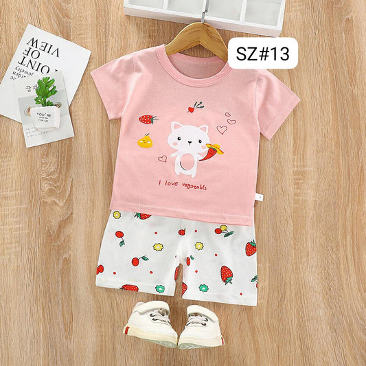 Pink Vegetable KIds Short Wear