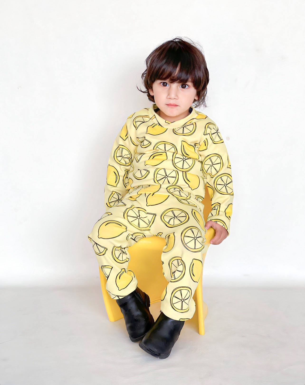 BABY/BOY LEMON PRINTED STYLE KIDS WEAR - #3007