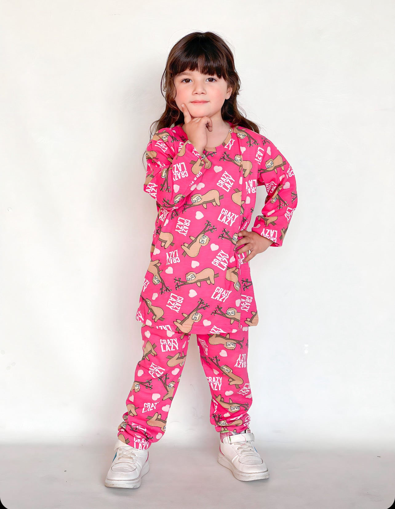 BABY/BOY PINK MONKEY PRINTED STYLE KIDS WEAR - #3009