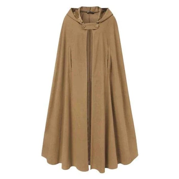 Style Heaven Women Stylish Long Cape Cloak Hooded Coat