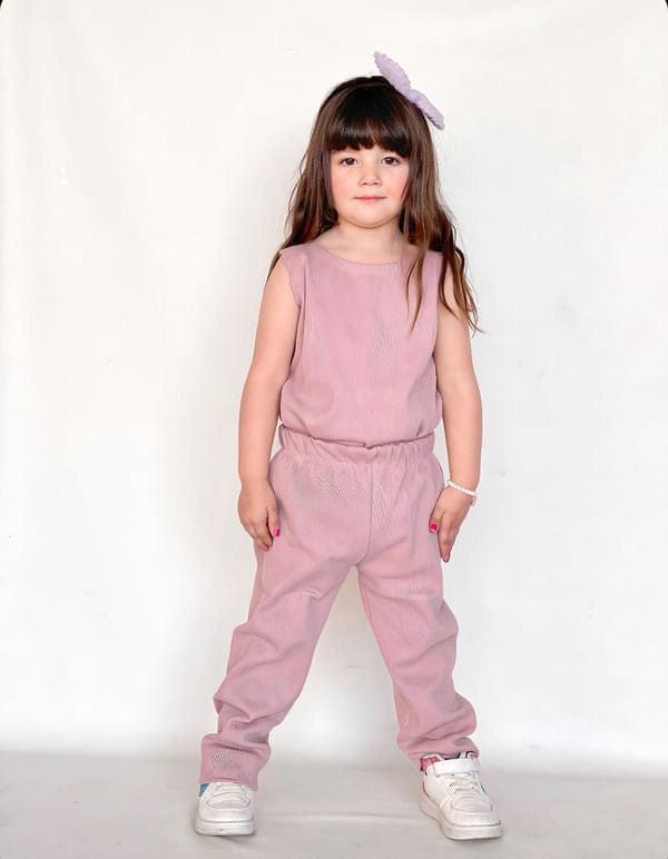 BABY GIRL THREE PIECE CASUAL WEAR - PINK