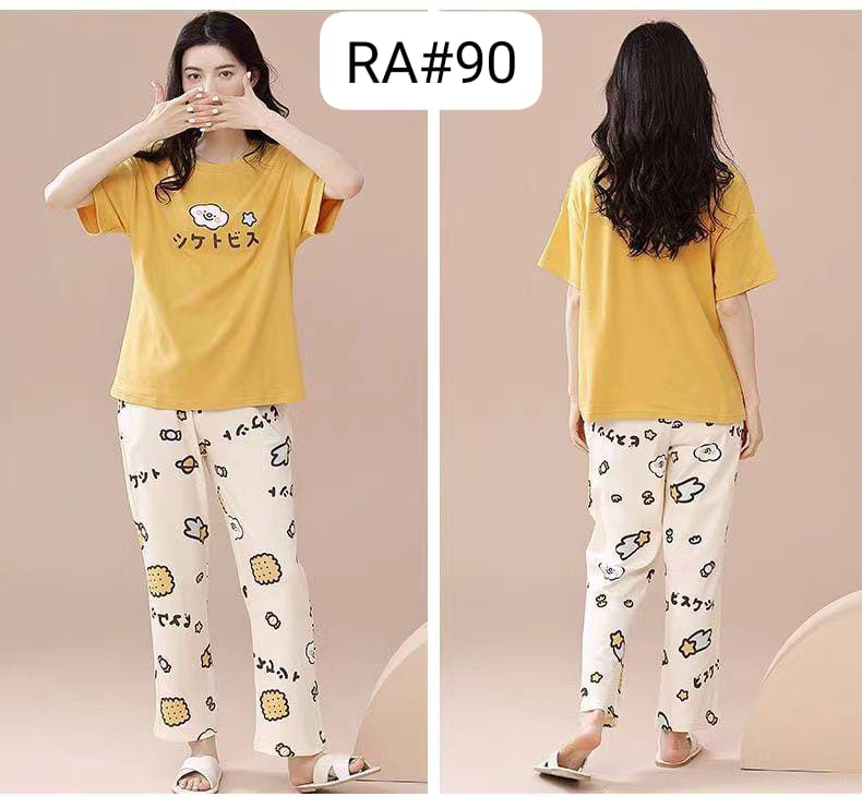 New Arrival Yellow pajma Set