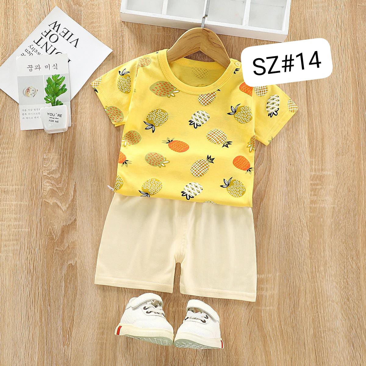 Pineapple Printed short kids wear